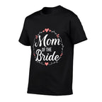 Mom of The Bride Wedding  Trendy Pattern T-Shirt