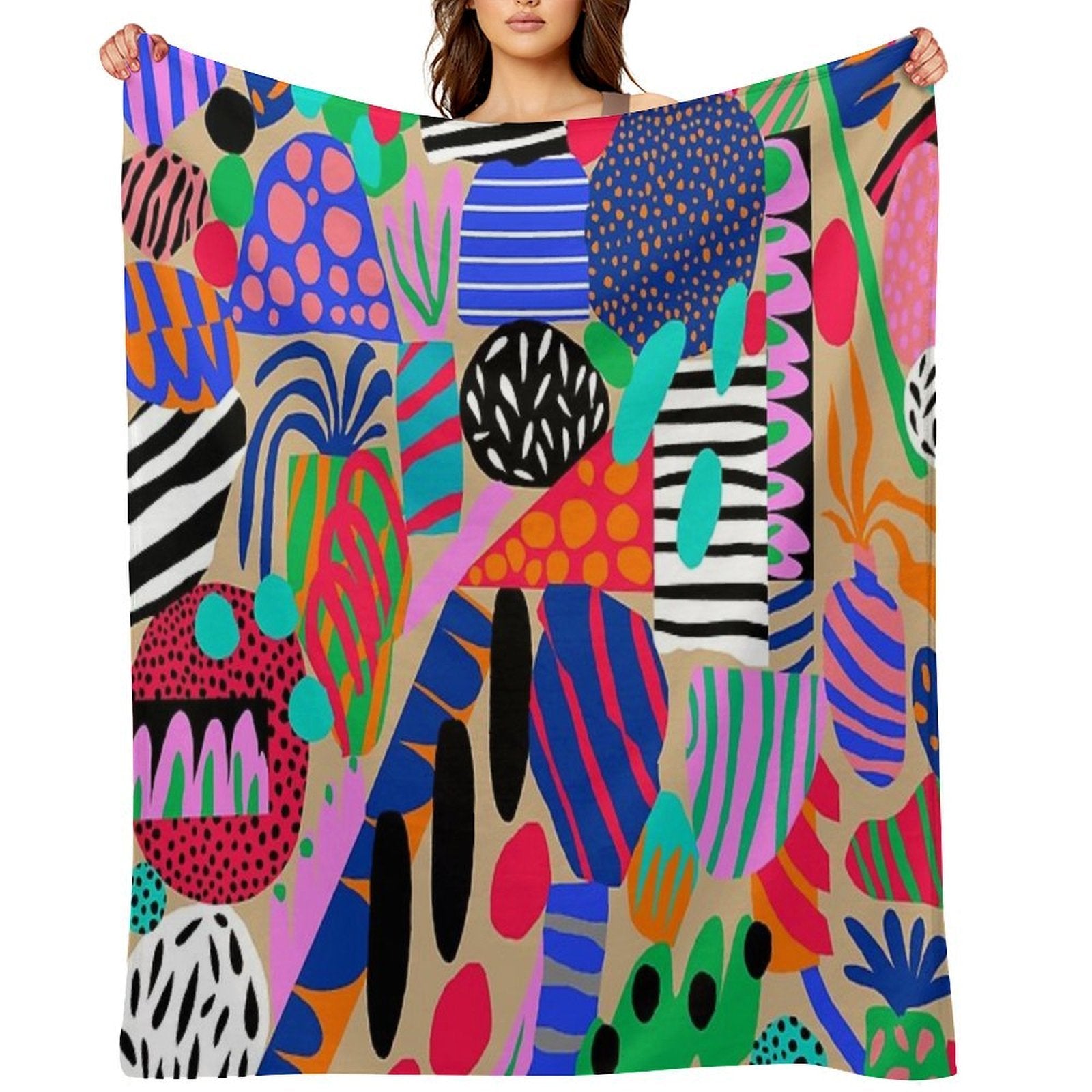 Space Garden Lightweight Throw Blanket