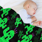 Cactuar Pattern Multi-functional Throw Blanket