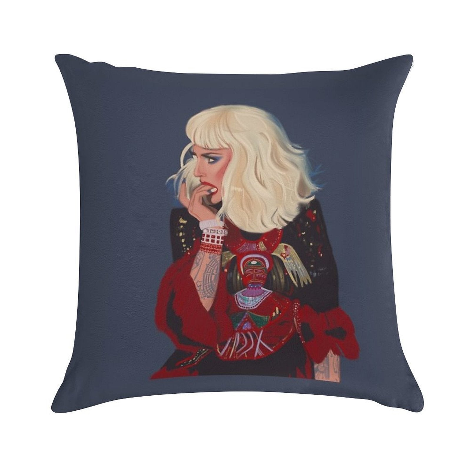 Katya Zamo Dress Soft Anti-Pilling Throw Pillow