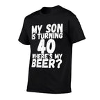 40th Birthday Dad Mom 40 Year Old Son Gift Family Squad  Tagless Design T-Shirt