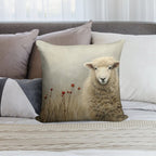 Bonny The Sheep Soft Skin-Friendly Throw Pillow