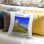 Zermatt - Switzerland - Photography Soft Hidden Zipper Throw Pillow