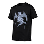 Cool Big Flying Fantasy Dragon  Polyester Blend T-Shirt