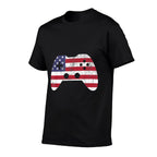 4th Of July T Video Game Gamer Kids Boys Men USA  Trendy Pattern T-Shirt