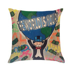 Alec World Soft High-Density Material Throw Pillow