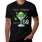 THIS DINKER TURNS 60 PICKLEBALL 60TH BIRTHDAY  Fade-proof Color T-Shirt