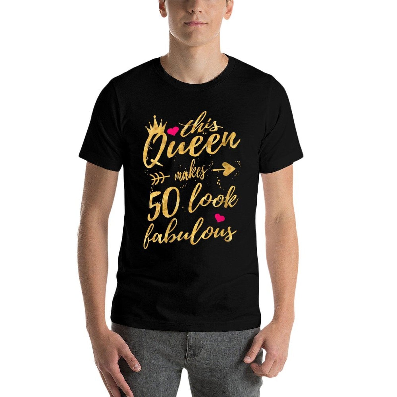 Womens This Queens Makes 50 Look Fabulous 50th Birthday Women  Affordable Price T-Shirt