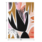 Refresher  Abstract Bright Print Travel-friendly Throw Blanket