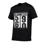 60th Birthday Funny Gift Men Women Oldometer 59-60  Relaxed-fit T-Shirt