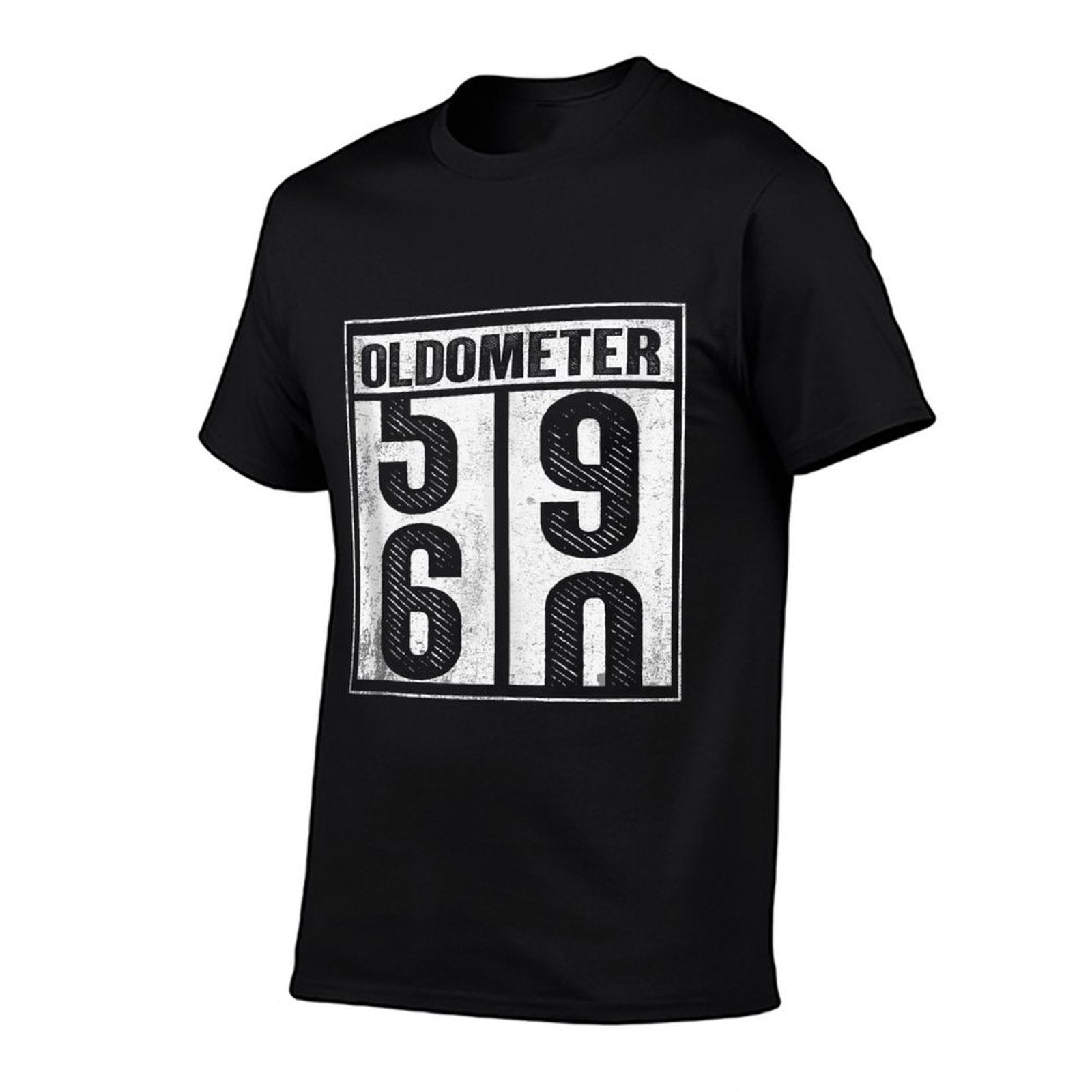 60th Birthday Funny Gift Men Women Oldometer 59-60  Relaxed-fit T-Shirt