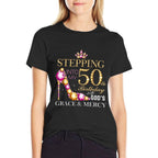 Stepping Into My 50th Birthday With God's Grace &amp; Mercy  Breathable T-Shirt