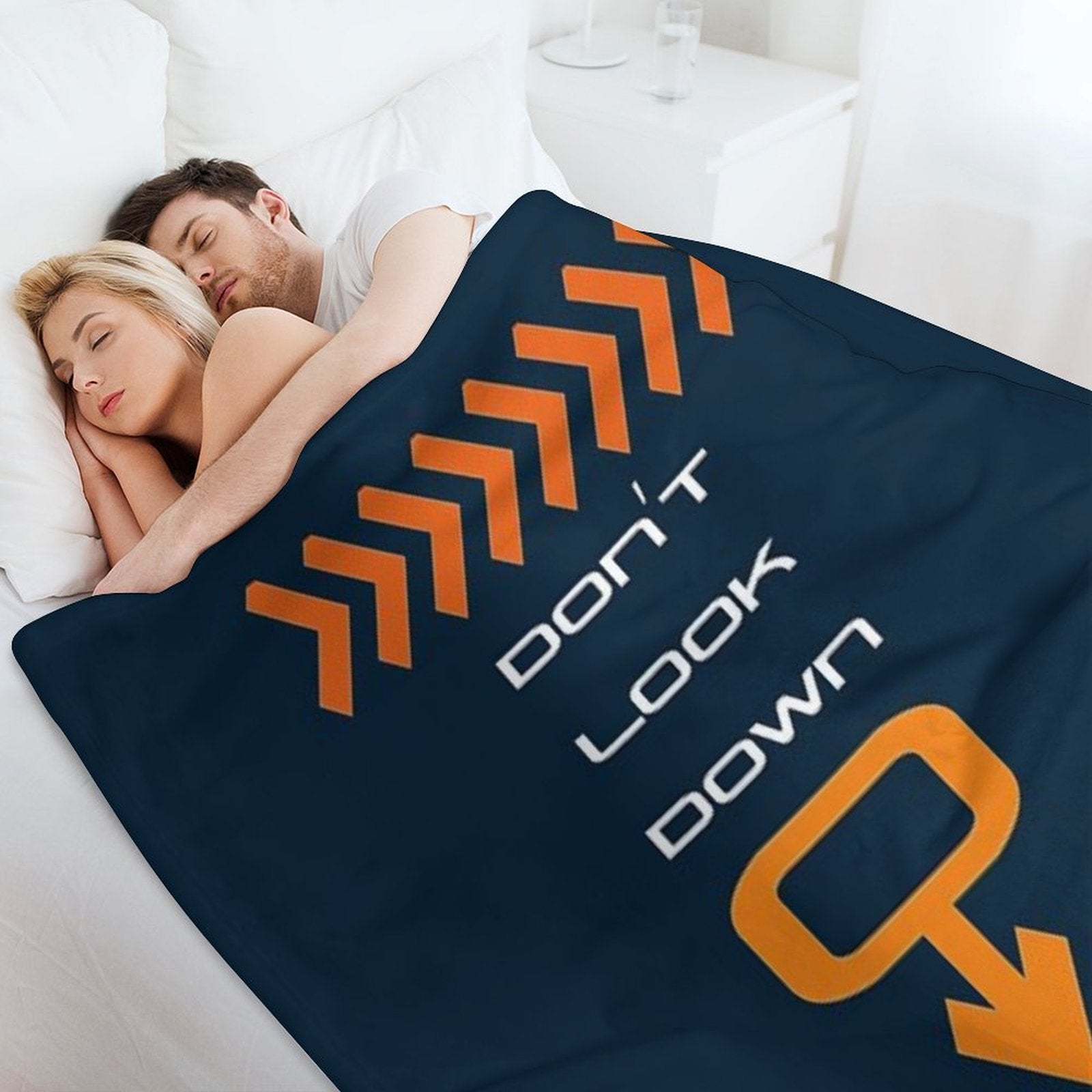 Oblivion Alton Towers Dont Look Down Premium Throw Blanket