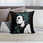 Sid Vicious Dead Or Alive Soft Reinforced Edging Throw Pillow