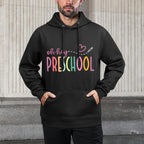Oh Hey Preschool Welcome Back To School Teacher Student Kids Pilling-Resistant Hoodie