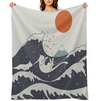Cat Landscape 55A Multi-functional Throw Blanket
