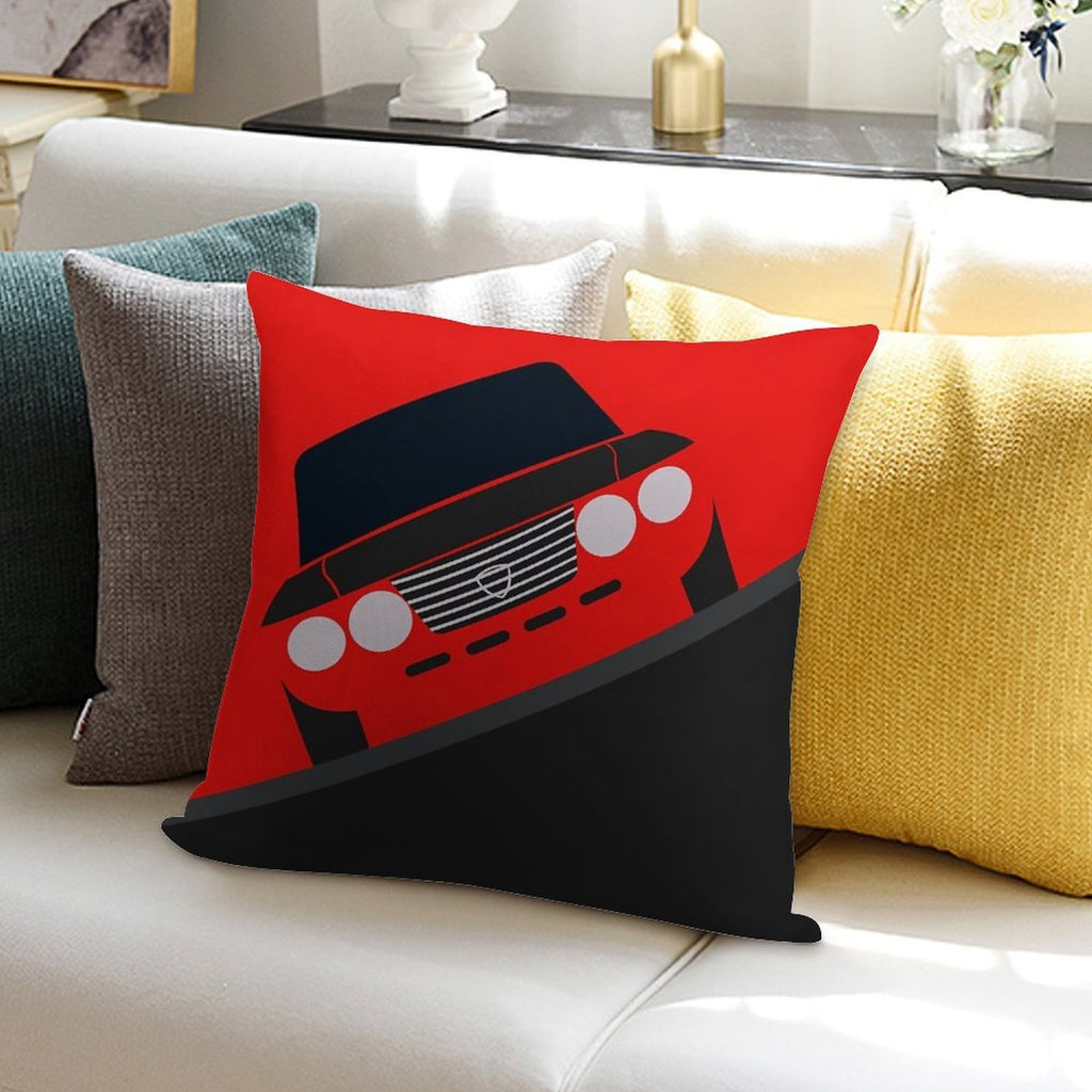 Lancia Fulvia Soft Shrink-Resistant Throw Pillow