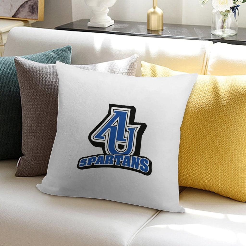 Aurora University Spartans Soft Reinforced Edging Throw Pillow