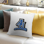 Aurora University Spartans Soft Reinforced Edging Throw Pillow