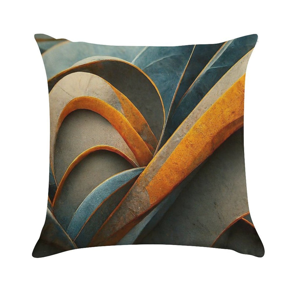 Modern Design Abstract Background And Texture Soft Warmth Comfort Throw Pillow