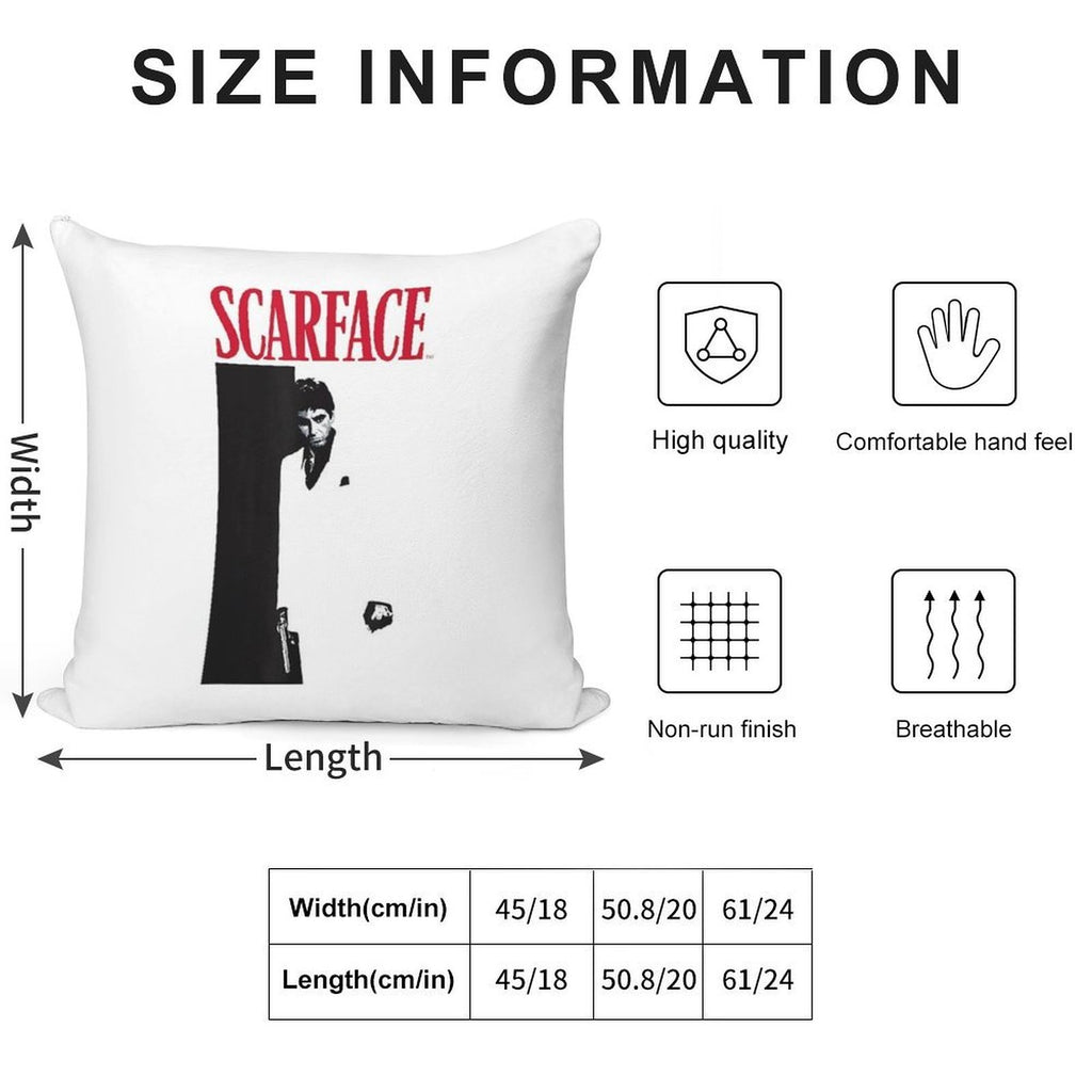 Scarface Original Soft Easy Maintenance Throw Pillow