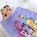 My Little Ponies Machine-washable Throw Blanket