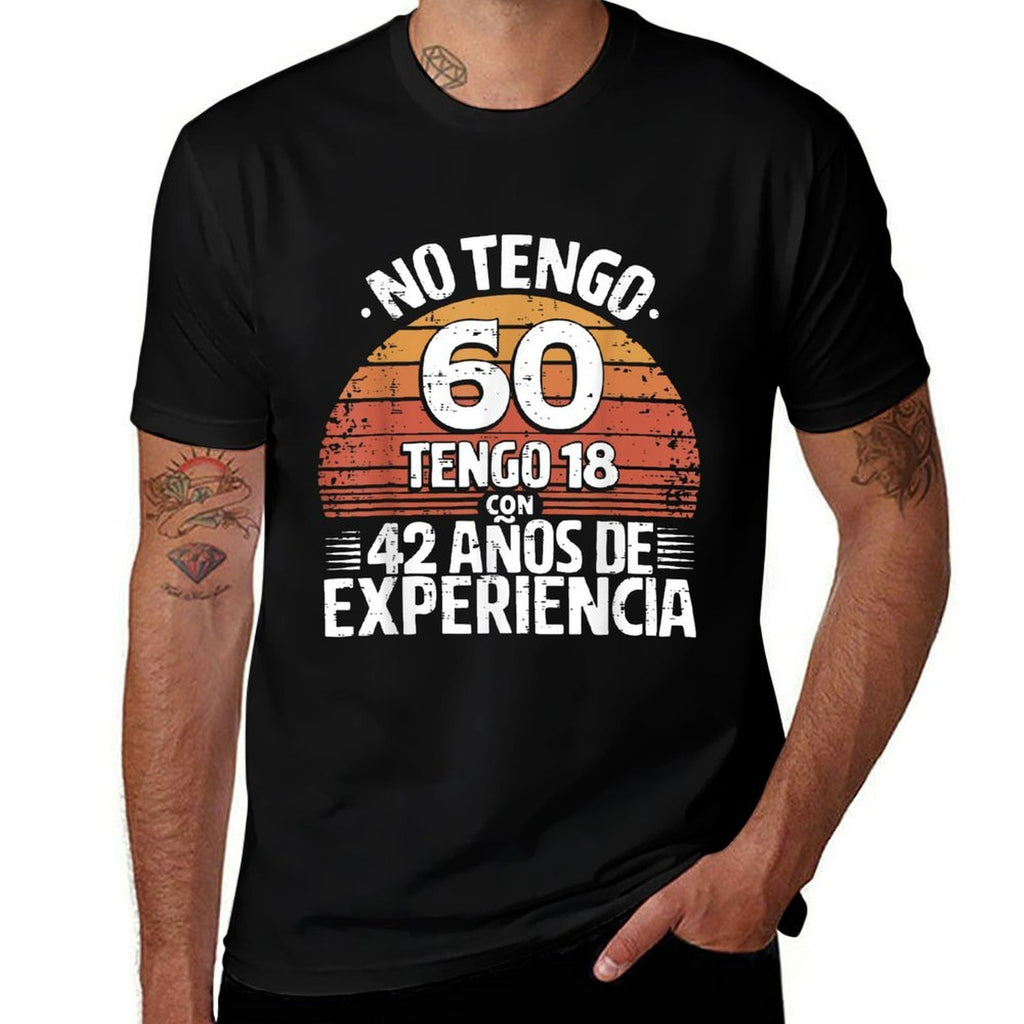 60th Birthday in Spanish Regalo Cumpleanos 60 Men Women  Breathable T-Shirt