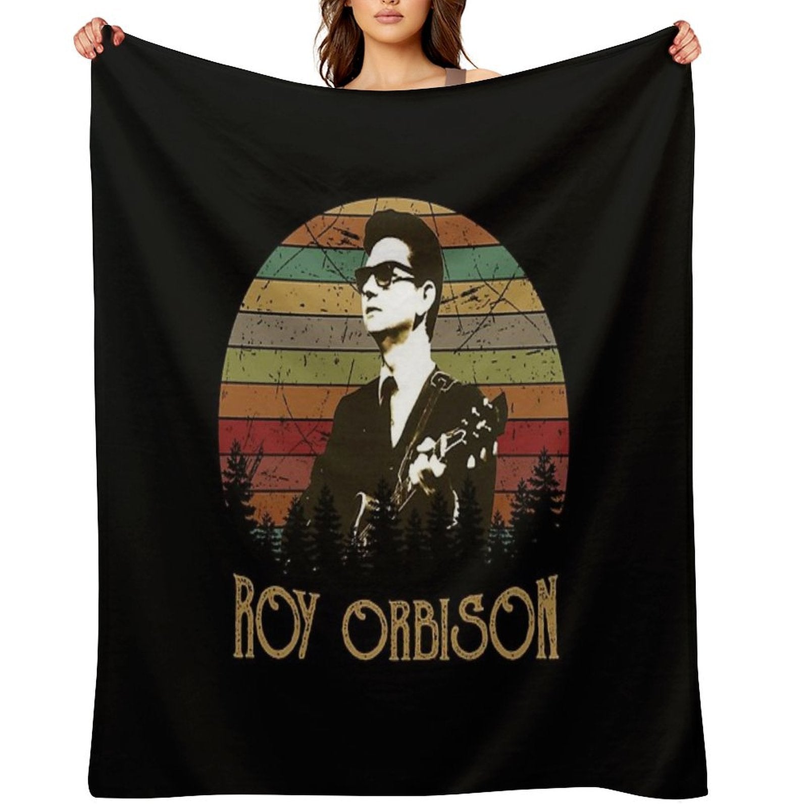 Roy Orbison Vintage Gift-ready Throw Blanket