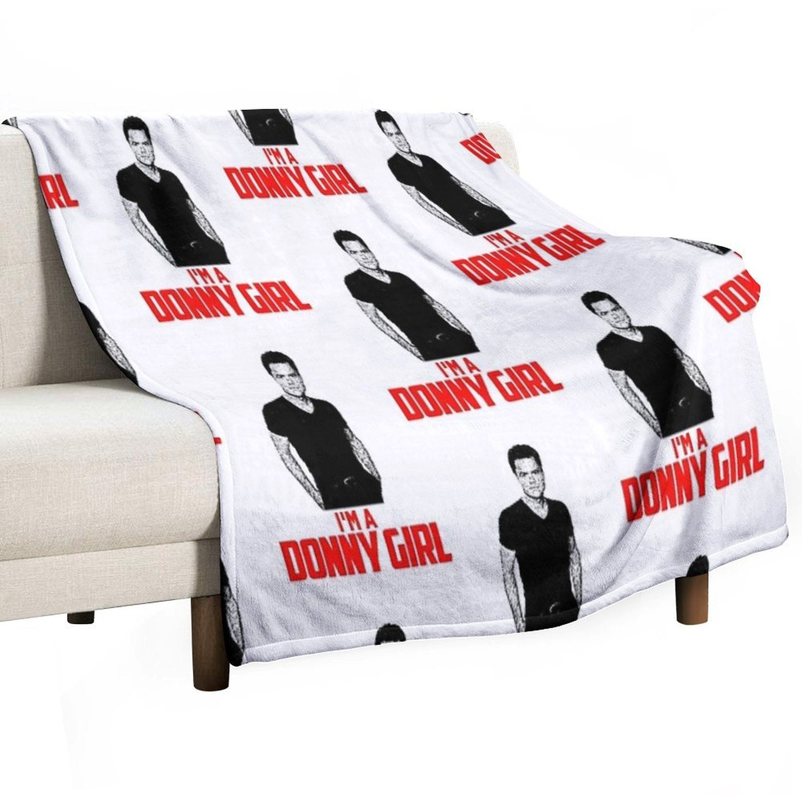 Donny Osmond I'm A Donny Girl Comfort Throw Blanket