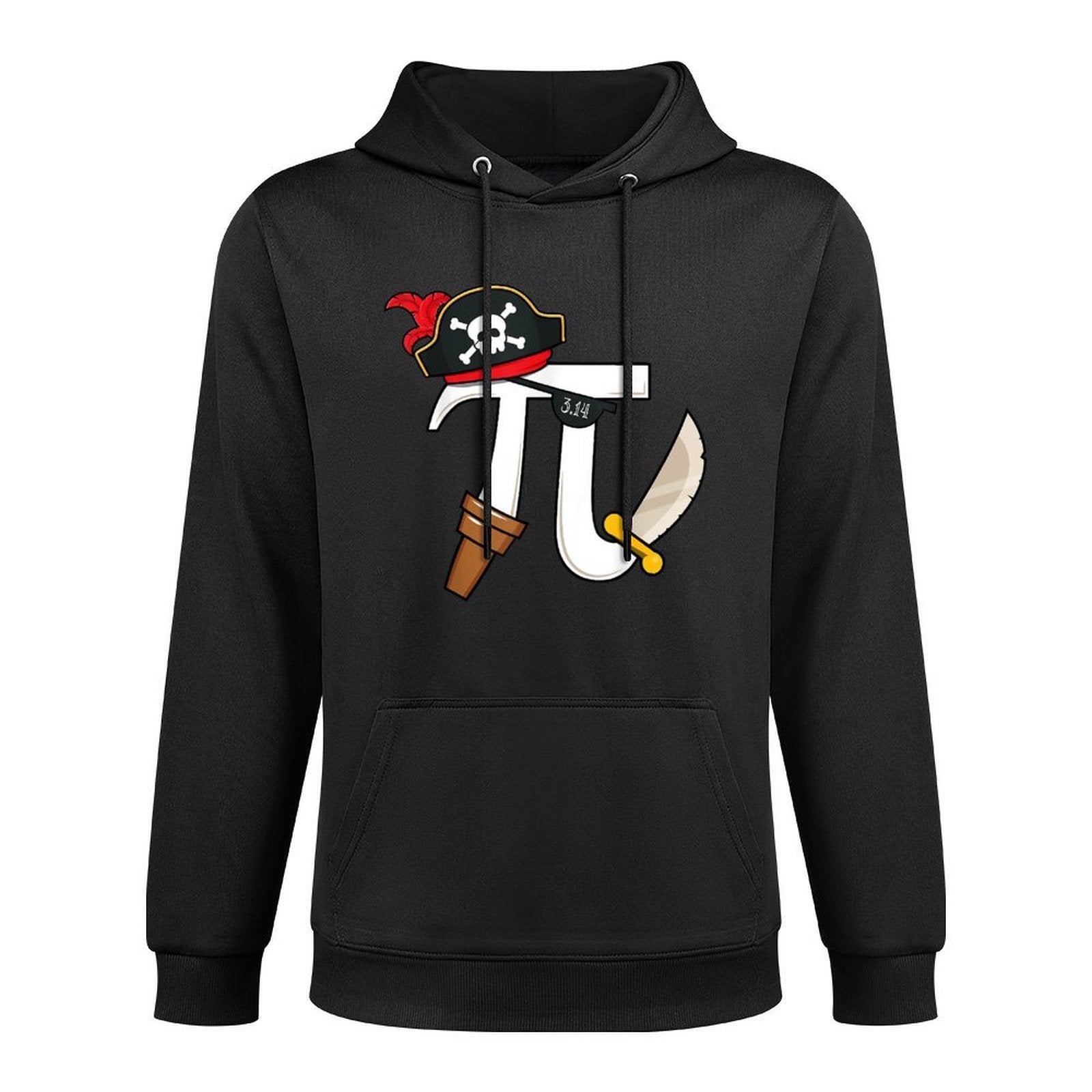Funny Pi Rate Pirate Pi Day Boys Girls Science Math Teacher Adjustable Hood Hoodie
