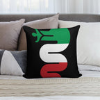 Alfa Romeo Snake  Classic T-Shirt Soft Shrink-Resistant Throw Pillow