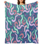 Wiggly Planaria Quick-dry Throw Blanket