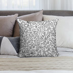 Dance in White Kieth DJ DOG Haring ANIMAL Street Art Soft Style Accent Throw Pillow