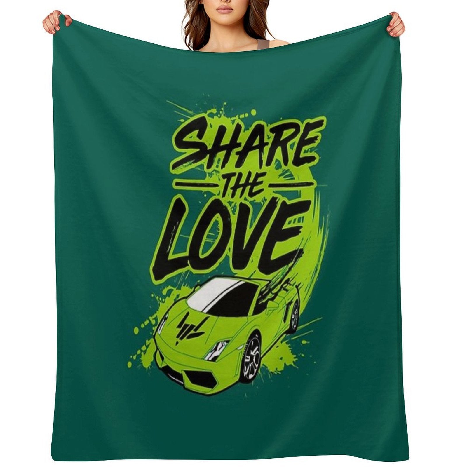 Youth Share The Love Lightweight Throw Blanket