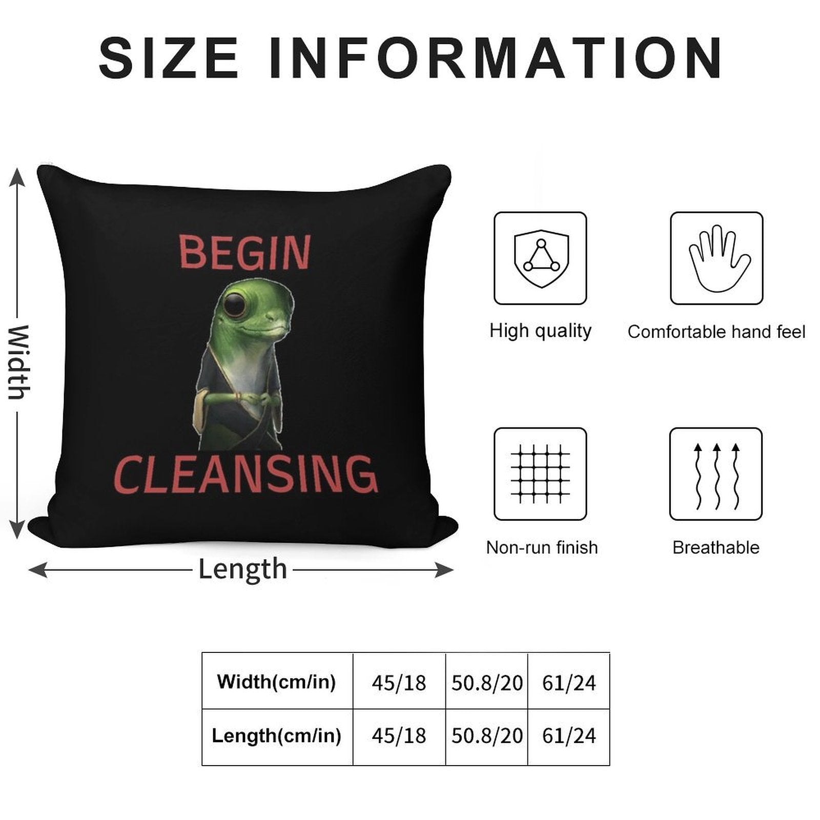 Stellaris Begin Cleansing Priki-ti-ki Gecko Meme Soft Durable Construction Throw Pillow