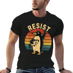 Penguin Meme Penguins Against Tariffs Sarcastic Saying  Easy-care T-Shirt