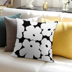 Warhol Flowers Soft Ultra-Soft Texture Throw Pillow