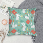 Rabbit Season Soft Shrink-Resistant Throw Pillow
