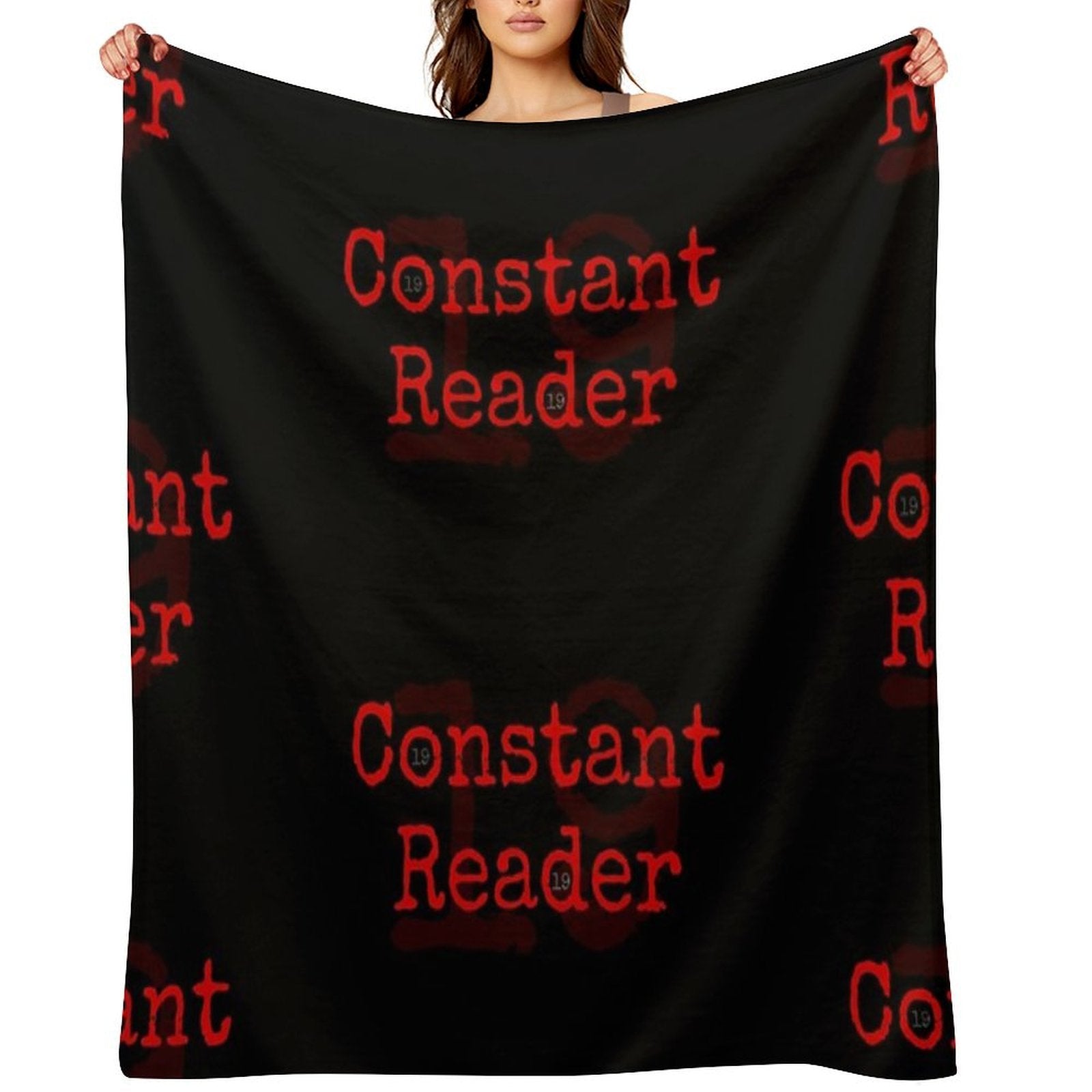 Constant Reader, Stephen King Fan Design Anti-pilling Throw Blanket