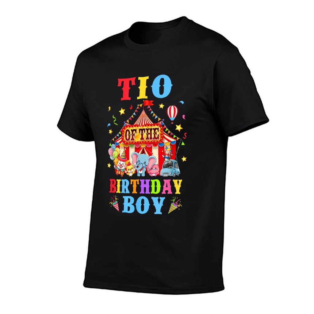 Tio Of The Birthday For Boy Circus Carnival Theme Party  Soft T-Shirt