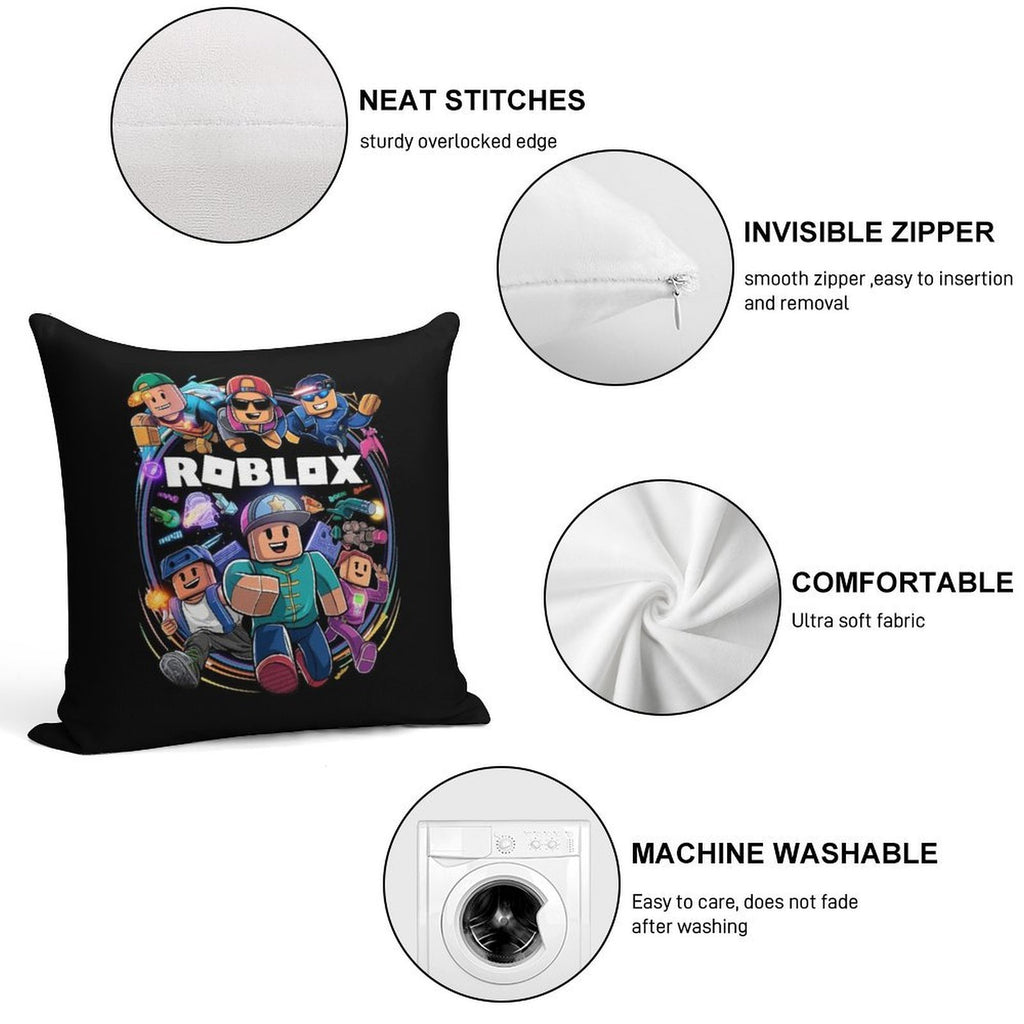Roblox Kids Soft Bedroom Essential Throw Pillow