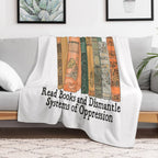 Read Books And Dismantle Systems of Oppression Versatility Throw Blanket