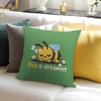 Bee A Dreamer Soft High-Density Material Throw Pillow