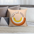 See The Good Rainbow Soft Luxury Feel Throw Pillow