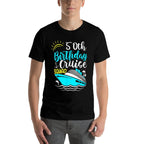 50th Birthday Cruise Squad Funny 50th Birthday Cruise Party  Graphic-printed T-Shirt