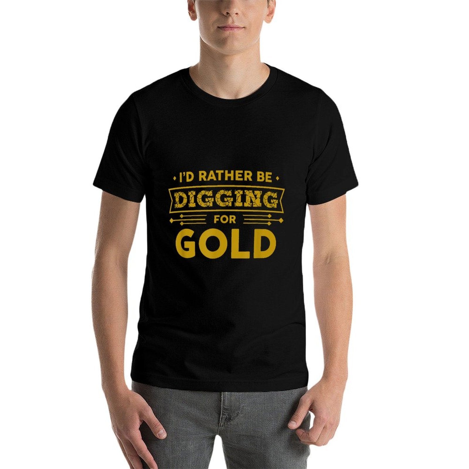 Gold Miner Digger Prospecting Treasure Hunting  Durable T-Shirt
