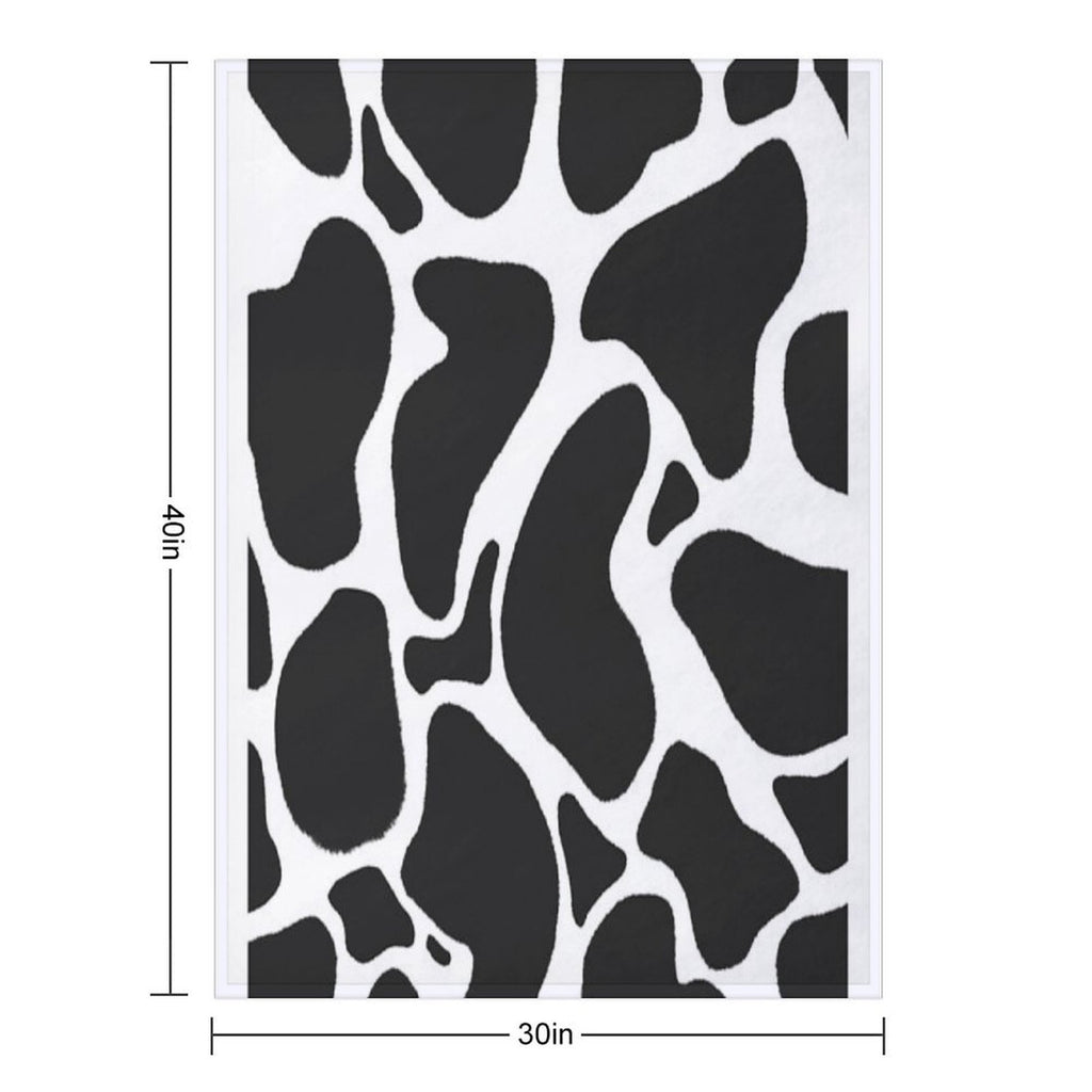 Classic Cow Print Premium Throw Blanket