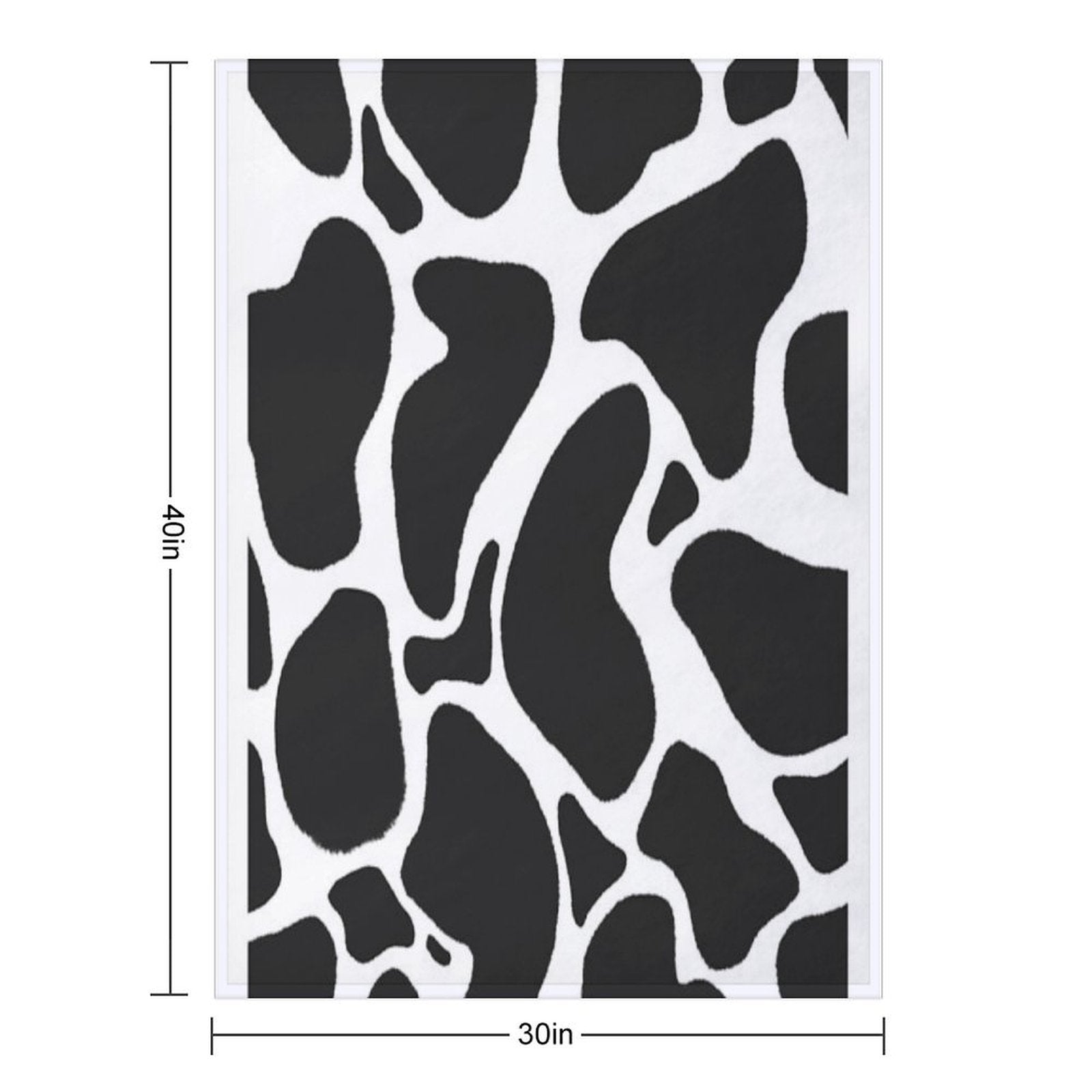 Classic Cow Print Premium Throw Blanket