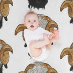 Valais Blacknose Sheep Wrinkle-free Throw Blanket