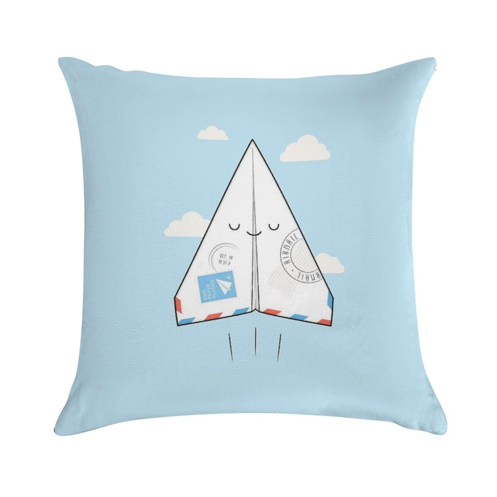 Airmail Soft Bedroom Essential Throw Pillow